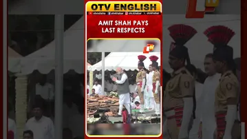 Amit Shah Pays Last Respects To Deputy CM Ajit Pawar In Baramati