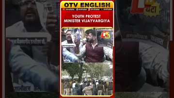 Youth Congress Workers Protest Minister Vijayvargiya In Bhopal