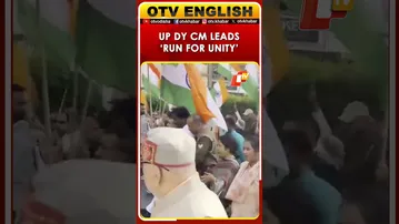 UP Dy CM Leads ‘Run For Unity’ On Sardar Patel’s 150th Anniversary