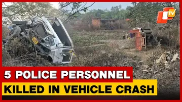 Five Police Personnel Killed, Three Critically Injured In Jharsuguda Road Accident | Odisha