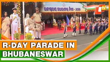 Republic Day Parade Held In Bhubaneswar