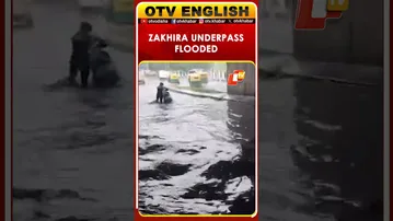 Delhi Rains: Commuters Struggle As Zakhira Underpass Flooded