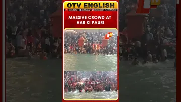 Uttarakhand: Large Crowd Gathers At Har Ki Pauri In Haridwar For Holy Dip On Kartik Purnima