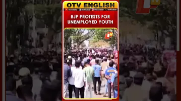 Karnataka BJP Protests In Dharwad Demanding Jobs For Unemployed Youth | OTV