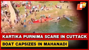 Boat Carrying Kartik Purnima Pilgrims Capsizes In Mahanadi, Major Mishap Averted