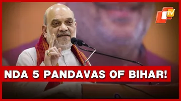 NDA Is The Five Pandavas Of Bihar’s Progress, Says Amit Shah At Rally