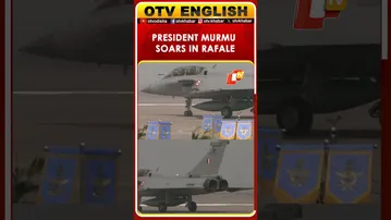 President Droupadi Murmu Takes Off In Rafale Fighter Jet