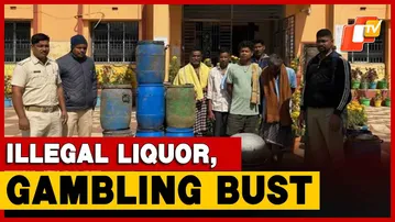 Illegal Liquor And Gambling Crackdown In Odisha, 34 Arrested