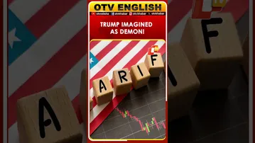 Amid Tariff War, Donald Trump Imagined As ‘Asura’ At Durga Puja Pandal In West Bengal