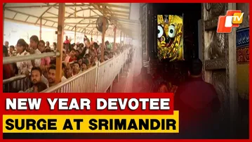 Long Queues Outside Srimandir As Puri Witnesses Heavy Footfall Before New Year | Odisha