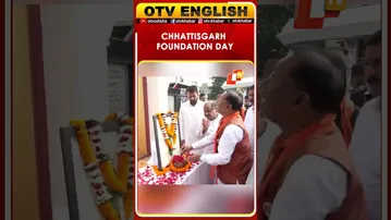 Ch’garh CM Vishnu Deo Sai Pays Floral Tributes To Chhattisgarh Mahatari On Foundation Day