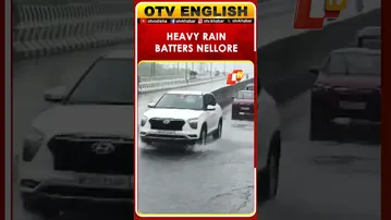 Heavy Rain Lashes Andhra’s Nellore District, Drains Overflow