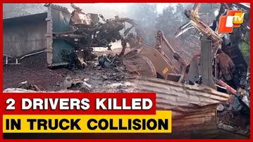 Two Drivers Killed In Koida Truck Collision On NH 520 In Koida | Odisha