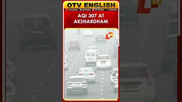 Delhi Air Quality Slips To ‘Very Poor’ | AQI At 307 Near Akshardham