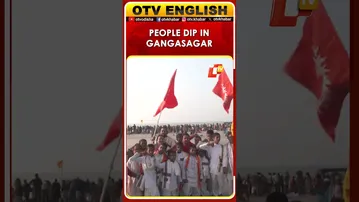 People Dip In Gangasagar & Visit Kapil Muni Ashram In West Bengal