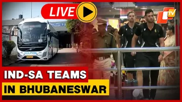 🔴India & South Africa Teams Arrive In Bhubaneswar Ahead Of Barabati T20