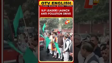 BJP Leaders Launch Anti-Pollution Drive In Delhi To Tackle Rising Smog Levels