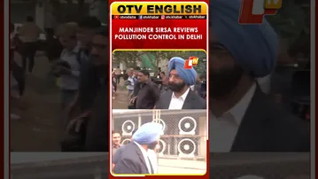 Delhi Minister Manjinder Singh Sirsa Inspects Pollution Control Delhi’s Anand Vihar