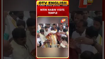 BJP Nitin Nabin Warmly Welcomed At Coimbatore Temple