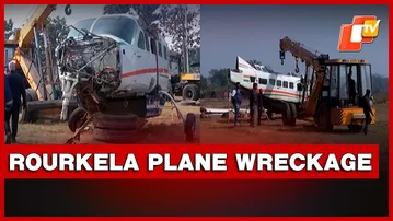 Rourkela Aircraft Wreckage Arrives In Bhubaneswar For Probe | Odisha