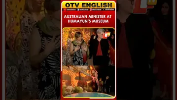 Delhi: Australian Foreign Minister Penny Wong At Humayun’s Tomb Museum