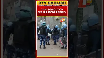 Delhi Security Heightened After MCD Demolition, Stone Pelting