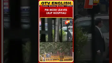 PM Modi Leaves From LNJP Hospital After Meeting Injured Victims Of Delhi Car Blast