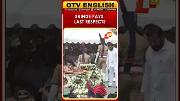 Eknath Shinde Pays Last Respects To Ajit Pawar In Baramati