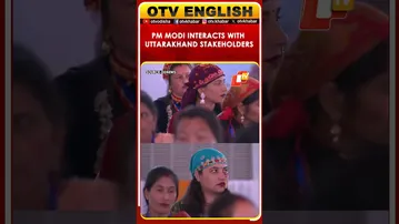 PM Modi Meets Various Stakeholders In Dehradun At Uttarakhand Silver Jubilee Celebration