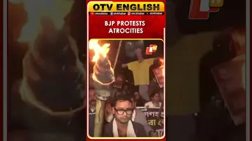 BJP Workers Hold Torchlight Rally In Siliguri Against Bangladesh Atrocities