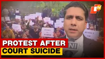 Protest Held In Delhi After Court Staff Suicide At Saket Court