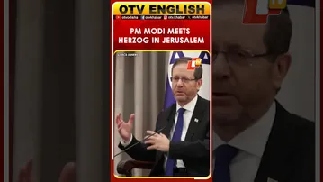 PM Modi Meets President Herzog In Jerusalem, Israel