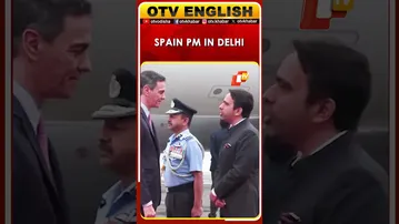 Spain PM Pedro Sánchez Pérez-Castejón Arrives For AI Summit In Delhi