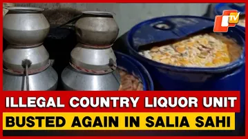 Excise Department Busts Illegal Liquor Unit At Salia Sahi In Bhubaneswar | Odisha