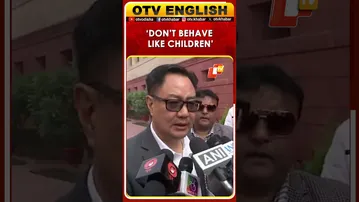 Don’t Behave Like Children In Parliament”: Rijiju’s Sharp Message To Rahul Gandhi