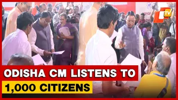 Odisha CM Majhi Holds 15th Grievance Hearing, Listens To 1,000 Public Complaints In Bhubaneswar