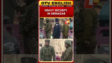 Heavy Security In Srinagar For VP CP Radhakrishnan Visit