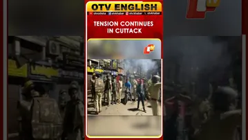 Tension Flares In Cuttack As Police Fire Tear Gas Shells To Disperse Mob Gathered For Protest | OTV