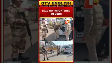 Delhi: Police Heighten Security Ahead Of Republic Day In Gita Colony
