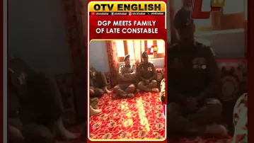 DGP Nalin Prabhat Meets Family Of Head Constable Killed In Nowgam Blast