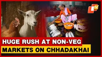 Chhadakhai Rush: Non-Veg Markets Overflow Across Odisha