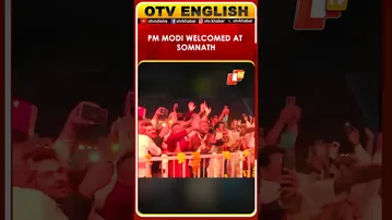 PM Narendra Modi Welcomed At Somnath Temple For Swabhiman Parv