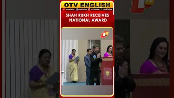 Shah Rukh Khan Receives National Film Award for Best Actor For Film 'Jawan'.