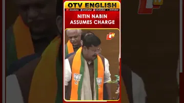 Nitin Nabin Assumes Charge As BJP National President At Party Headquarters In Delhi