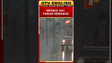 Republic Day Parade Rehearsal Held At Kartavya Path Today