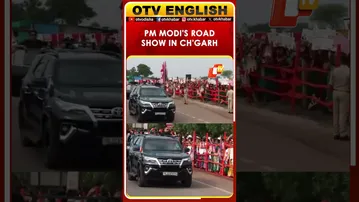 Prime Minister Narendra Modi Conducts A Roadshow In Nava Raipur, Chhattisgarh