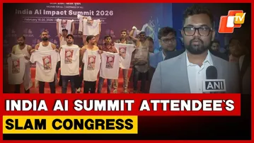 AI Summit Protest in Delhi: Attendee's Plea for India's Future
