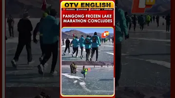 Pangong Frozen Lake Marathon 2026 Concludes In Leh, Ladakh