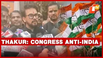 Anurag Thakur Slams Congress Leaders For 'Anti-India' AI Summit Protest