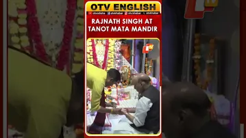 Rajnath Singh Visits Tanot Mata Mandir Near Longewala, Offers Prayers